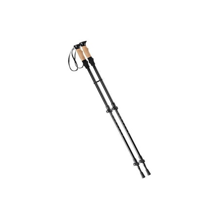 - Monoprice Carbon Trekking Poles (Pairs) Lightwweight, Cork Grip, Twist Locking System For Backpacking / Hiking - Pure Outdoor Collection