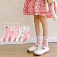 thumbnail image 4 of Ougyinr Toddler Girls Boys Kids Socks Fashion Cotton Socks 5 Pairs for 1-12Y, 4 of 9