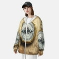 thumbnail image 3 of Balery Magnetic Old Compass On World Map Sudadera ligera de manga larga con capucha y protección solar UPF 50+ para hombre y mujer, ideal para pesca y running-XX-Large, 3 of 7