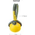 thumbnail image 3 of HAHADAXA Dog Toy,Rope and Ball Pet Toy,Floats on Water–Great for Beach and Pool,Yellow Dog Interactive Toys, 3 of 6