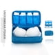 thumbnail image 4 of Bolso organizador de ropa interior de viaje de lona con diseño de múltiples compartimentos para sujetadores y calcetines - Bolsa de almacenamiento para artículos de aseo de gran capacidad, 4 of 4