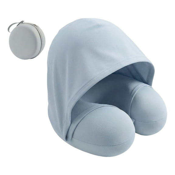 Lynono Co.,Ltd Comfortable Hooded Travel Neck Pillows Breathable Milk Silk For Rest