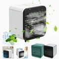 thumbnail image 5 of USB Portable Air Cooler Humidifier with 3 Speeds 750ml Tank for Home Office Outdoor Freon-Free Evaporative Cooling Fan Mute Design Upgraded Filter 8-12掳C Cooling Area, 5 of 8