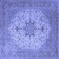 thumbnail image 1 of Ahgly Company Indoor Square Persian Blue Traditional Area Rugs, 6' Square, 1 of 4