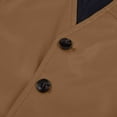 thumbnail image 5 of RKSTN Mens Leather Vest Retro Distressed Style Suit Vest Stylish Plus Size Solid Color V Neck Button Down Slim Fit Vintage Casual Versatile Sleeveless Vest Jacket, 5 of 5