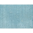 thumbnail image 1 of Ahgly Company Machine Washable Indoor Rectangle Contemporary Sky Blue Area Rugs, 4' x 6', 1 of 7