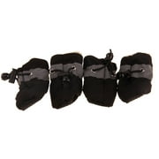 ziyahihome 4Pcs/set Portable Pet Dog Shoes Cover Non-slip Rain Boots Autumn Winter Dogs Paws Soft Shoes