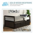 thumbnail image 3 of Abby Twin Daybed with Trundle Bed and Storage Drawers - Espresso, 3 of 24