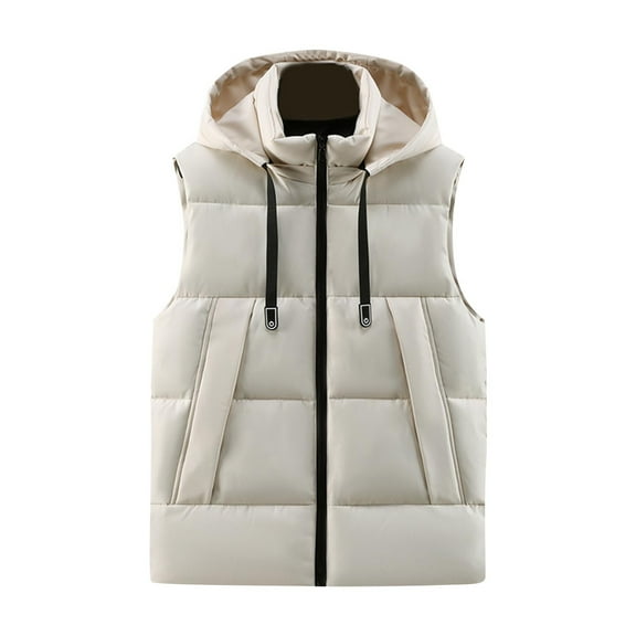 ZACPNCV Mens Lightweight Softshell Vest Windproof Sleeveless Jacket Zip Up Fleece Lined Vest Outerwear for Golf Running