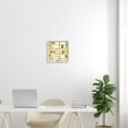 thumbnail image 5 of Stupell Industries Broadway Boogie Woogie Piet Mondrian Classic Abstract Painting Painting White Framed Art Print Wall Art, Design by one1000paintings, 5 of 5