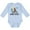 AE-Light Blue, variant on Inktastic 1st Birthday Bear on Bicycle 1 Year Old Boys or Girls Long Sleeve Baby Bodysuit