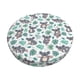 thumbnail image 1 of Balery Bears and Tropical Leaves Fundas de asiento para taburete de bar redondo de tela de terciopelo ajustables que protegen de arañazos y manchas para sillas de 14 a 17 pulgadas.-13 inch, 1 of 7