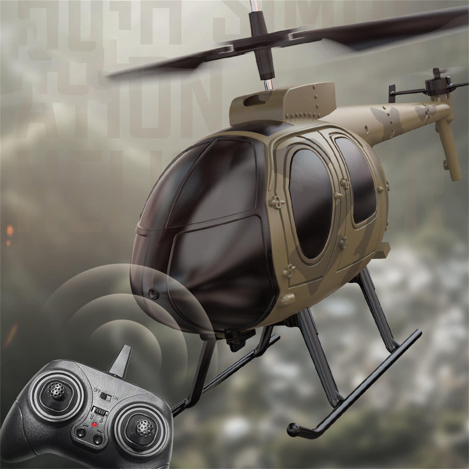 Goowood Z16 RC Helicopter with 3.5 Channel Altitude Hold One Key Take Off Remote Control Drone with 2 Batteries for Adults and Beginners