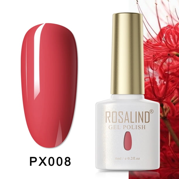 Fiudx Esencia de Gel Puro, Brillo Duradero, Color Granada Puro, Fórmula Ligera, Laca Pura, Brillo Puro Durante 20 Días, Uso Profesional, Manicura Profesional, Tecnología de Curado Uv/Led.