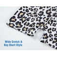 thumbnail image 5 of Leotard for Girls Gymnastics Black Shiny Size 7-8 Years Old Little Kids Dance Biketards, 5 of 6