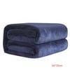 Solid Color Flannel Blanket Bed Car Office Sofa Autumn Winter Warm Carpet Air-Condition Room Rugs