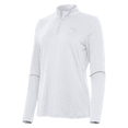 thumbnail image 2 of Women's Antigua  White Atlanta Falcons Reprocess Quarter-Zip Top, 2 of 4