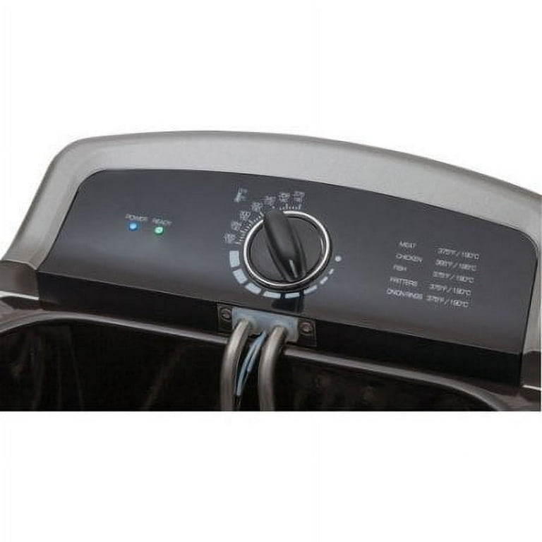 Farberware Kitchen Machine, 4L Dual Deep Fryer with Basket