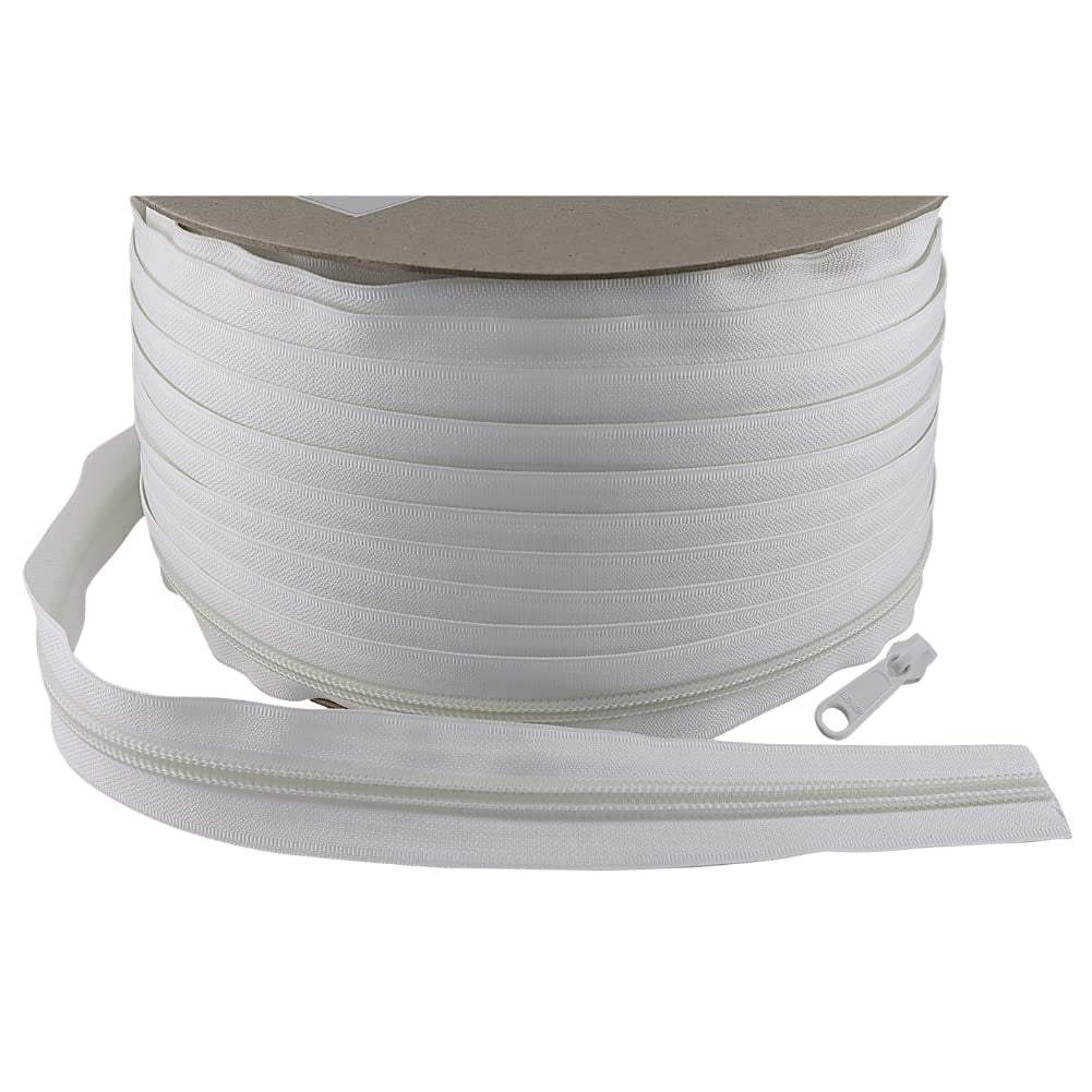 EZXtend 10 Lenzip Chain Ziplon Coil Zipper by the Yard NonLock