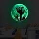 thumbnail image 3 of Txlixc poste de pared de luz nocturna de Halloween, decoración de luz nocturna de murciélago de bruja de luna 3D Txlixc  moda, 3 of 5