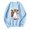 Light Blue, variant on Halloween Sweatshirt for Women Hoodless Sweatshirt Oversized Crewneck Pullover Top for Women Long Sleeve Sweatshirt Casual Wear Comfortable Soft Light Gray S