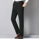 thumbnail image 2 of Pantalones largos informales para hombre: sin arrugas, con forro polar, poliéster, para todas las estaciones, informales/de negocios, tallas reales, tallas S-XXXL, fáciles de combinar con camisetas., 2 of 8