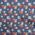 thumbnail image 1 of oneOone Tissu Polyester Spandex Bleu Matériel de Robe de Sport Tissu Imprimé Tissu au Mètre 56 Pouces de Large-Aa, 1 of 4
