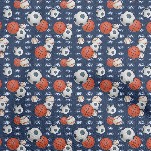 oneOone Tissu Polyester Spandex Bleu Matériel de Robe de Sport Tissu Imprimé Tissu au Mètre 56 Pouces de Large-Aa