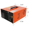 thumbnail image 2 of PCP Airgun Compressor 4500PSI Auto-Stop 12V/120V Oil-Free Portable Pump, 2 of 8