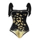 thumbnail image 2 of Traje De Baño Damas 2 piezas de traje de baño atlético de playa para mujer a la moda con vestido para accesorios femeninos (mariposa 2XL), 2 of 8