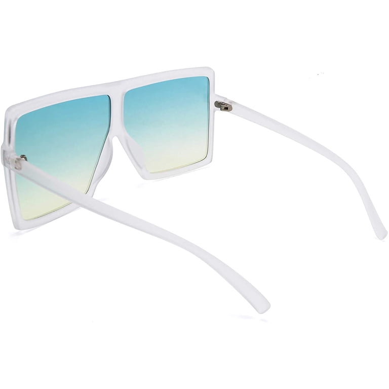 FEISEDY Women Square Oversized Sunglasses One Piece Fashion  display picture 2