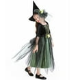 thumbnail image 6 of Witch Outfit Tutu Dress Dresses Party Girls Halloween Outfits 7-8 Years Children Girls Dress, 6 of 6