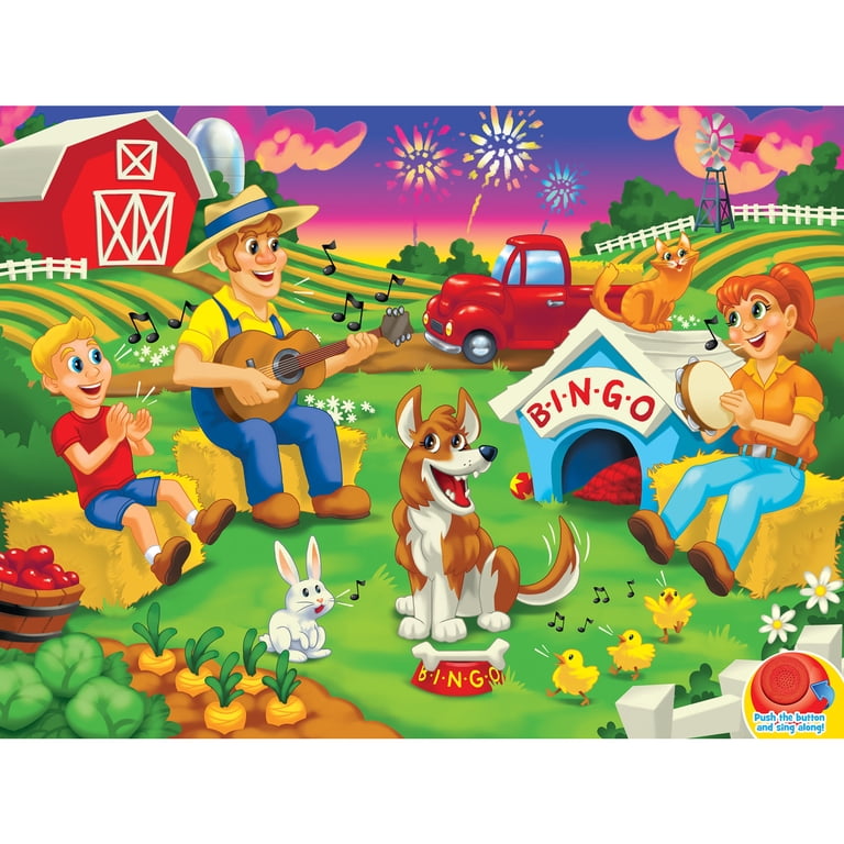 MasterPieces B-I-N-G-O Sing-Along Sound Puzzle, 24 Pc photo 3
