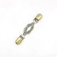 thumbnail image 3 of 2 Pieces Retro Sweater Clips Cardigan Brooch (Silver and Gold), 3 of 5