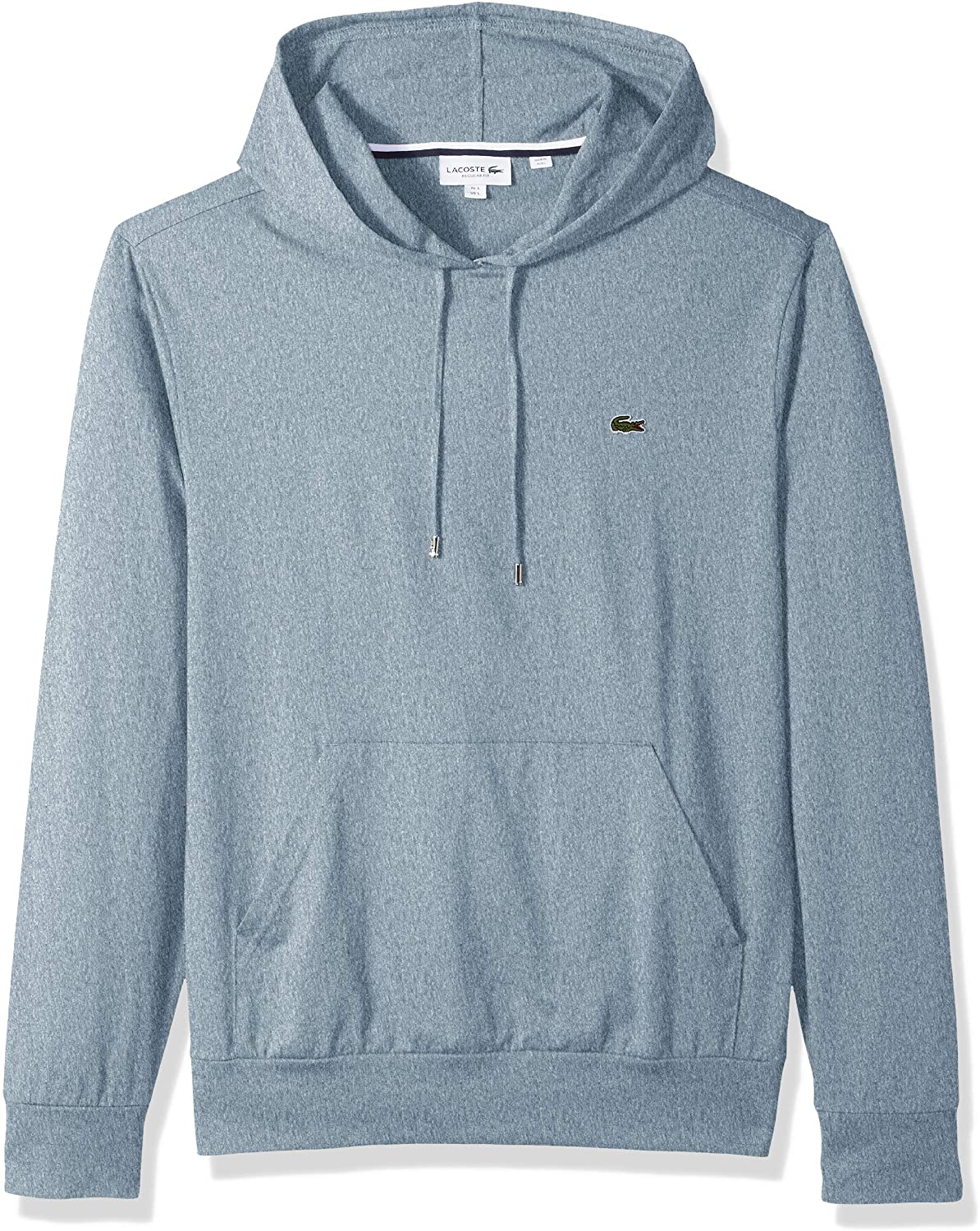 lacoste men's hooded cotton jersey sweatshirt