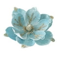 thumbnail image 2 of Outdoor Christmas Decorations Artificial flowers Flocking Christmas Flower High End Fabric Christmas Decoration Simulation Flower Artificial Flowers Home Mini Setup, 2 of 5