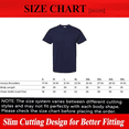 thumbnail image 2 of Hanes Essential-T Short Sleeve Cotton T-Shirt for Adult, Athletic Navy, 2XL, 2 of 5