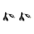 thumbnail image 1 of Inteprter Cable de carga de ABS, luz indicadora de protección contra sobrecarga profesional, juguete de agua, adaptador de carga USB, Negro 2piezas, 1 of 6