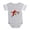 Heather Gray, variant on CafePress - Azerbaijan Soccer Player - Cute Infant Baby Football Bodysuit