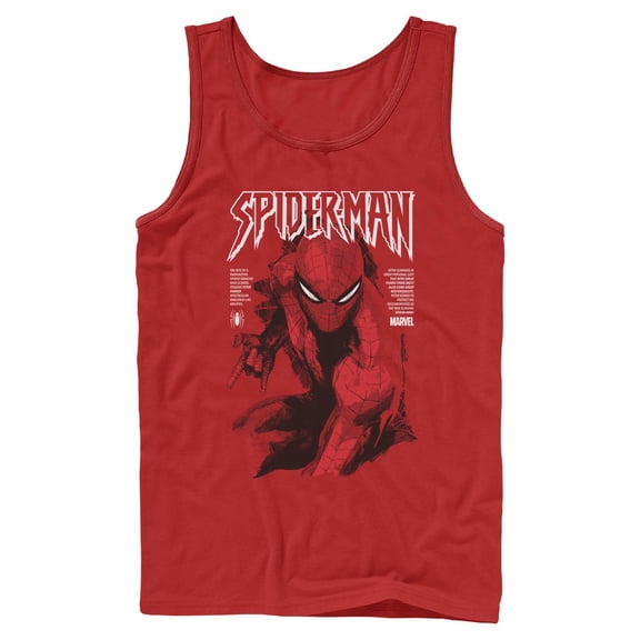 Mens Marvel: Spider-Man Classic Painting Tank Top