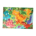 thumbnail image 2 of Rompecabezas de dibujos animados, rompecabezas de piso para niños, juguete de desarrollo preescolar de aprendizaje temprano, juguete Montessori para Dinosaurio, 2 of 10