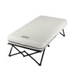 thumbnail image 1 of Coleman Camping Cot, Air Mattress, & Pump Combo, Folding Camp Cot & Air Bed with Side Table & Battery-Operated Pump, Great for Comfortable Outdoor Sleeping & Camping, 1 of 4