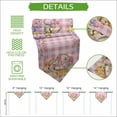 thumbnail image 5 of Happy Easter Table Runner Linen Burlap Table Runner 90 Inches Long Spring Easter Eggs Bunny Floral Pink Plaid Dresser Scarves for Kitchen Island Coffee Dining Party Wedding Holiday Decor 13"x90", 5 of 8