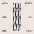 thumbnail image 3 of JONATHAN Y SANTA MONICA 2 x 8 Runner Rug, Andratx Tribal Geometric - Ivory/Black, SMB126D-28, 3 of 4