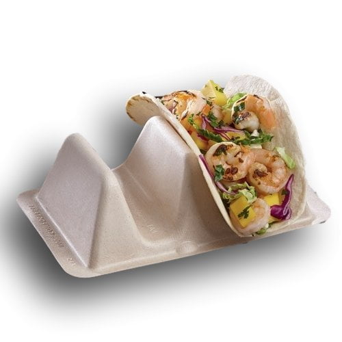 Pulp Fiber Disposable Taco Stand Up Divider/Holder by MT Products (15