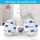 thumbnail image 3 of 4-piece magnetic door stop, stainless steel, magnetic door buckle, 3M double-sided tape, 3 of 5