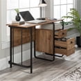 thumbnail image 6 of UrbanPro Modern Engineered Wood and Metal Desk in Etched Oak, 6 of 13