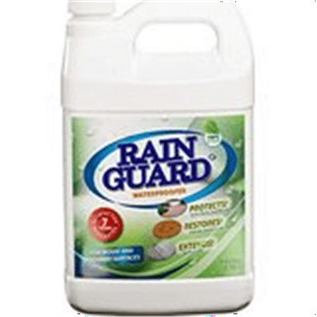 Rainguard 1 Gal Clear Homeowner Multi Surface Masonry & Wood Waterproofer Sealer Protects Driveways, Porches, Patios, Walkways, Pavers 7 Year Satisfaction Guarantee