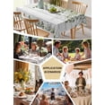 thumbnail image 5 of Sage Green Eucalyptus Leaves Table Cloth, Summer Botanical Weeping Wooden Waterproof Tablecloth for Rectangle Tables, Washable Fabric Table Cover for Restaurant Kitchen Dining Tables 60"x120", 5 of 6