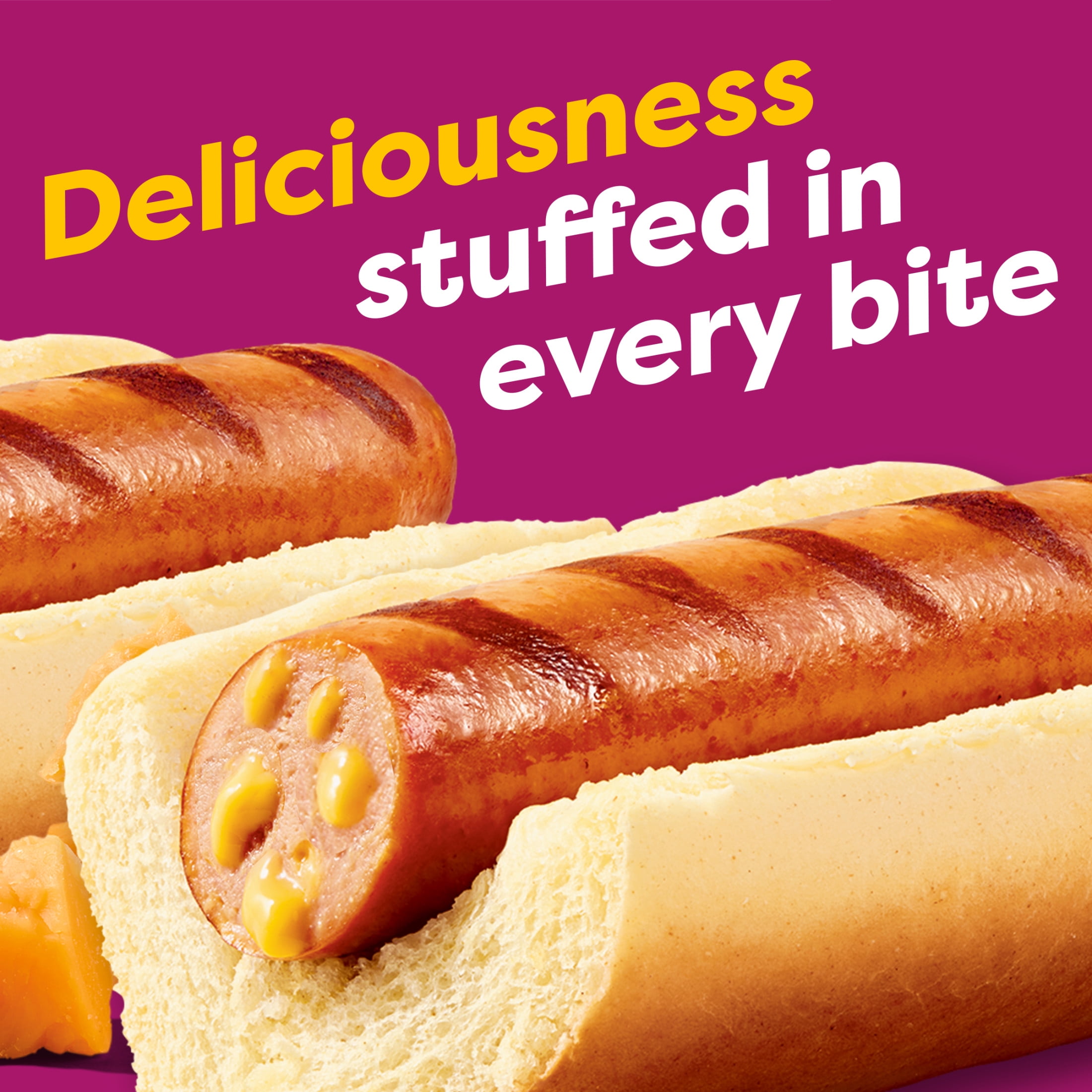 Oscar Mayer Stuffed Cheese Hot Dogs, 10 Count Pack